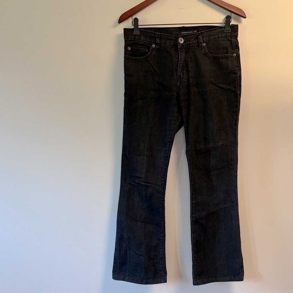Calvin Klein Jeans Women's Black Boot Cut sz 6
